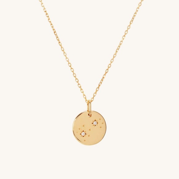 Mejuri Jewelry - Solid 14k gold & diamond Scorpio Mejuri necklace